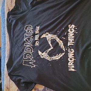 Torrid addicted to all the wrong things shirt